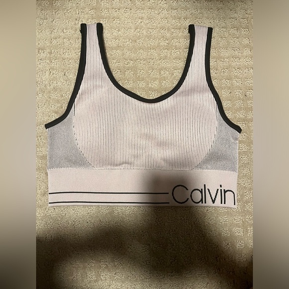 Pink Calvin Klein sports bra - Picture 3 of 3